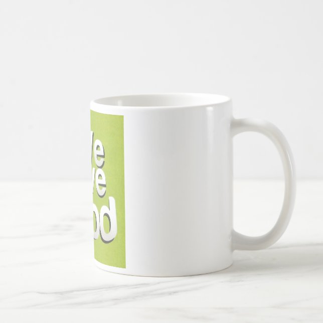 Green Grub Club: We Heart Food Design Coffee Mug (Right)