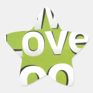 Green Grub Club: We Heart Food Design Star Sticker