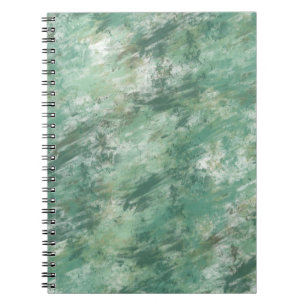 Green Grunge Abstract Notebook