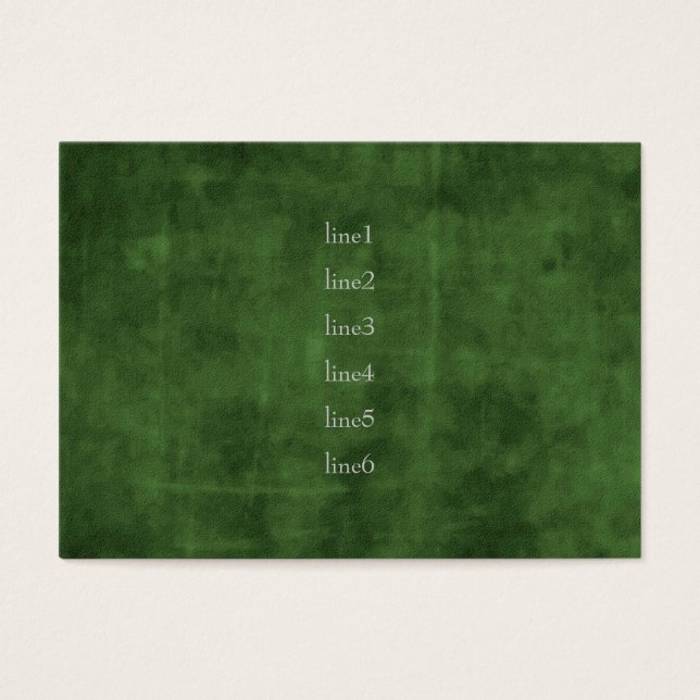 Green Grunge Party Card (Front)