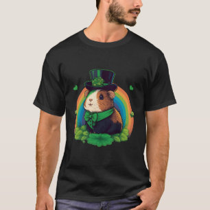 Green Guinea Pig Shamrock On St Patricks Day Guine T-Shirt