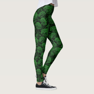 Green Gym Carnation Inspired Birthday Gifts For Leggings