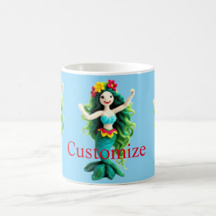 Green-haired Mermaid Thunder_Cove Coffee Mug