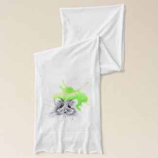 green hamster scarf