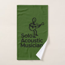 Green Hand Towel SAM Logo