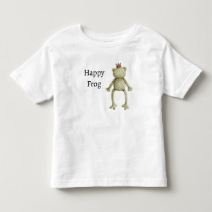Green Happy Frog Toddler T-Shirt