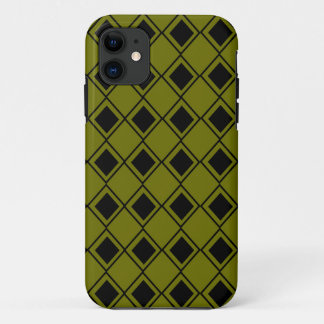 Green Harlequin iPhone 11 Case