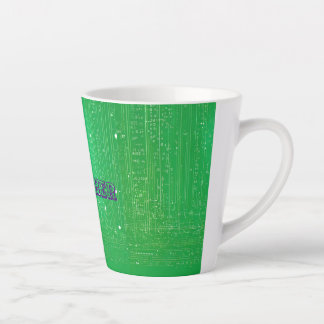 Green Harmony: Together Text Latte Mug with Design