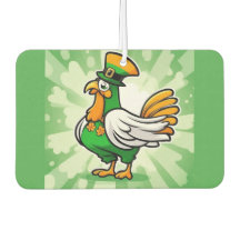 Green hat chicken