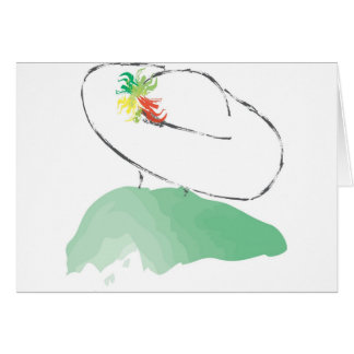 GREEN HAT LADY