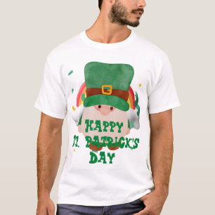 Green hat lucky Shamrock  St. Patrick's Day T-Shirt