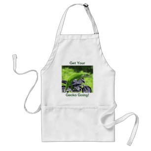 Green Hawaiian Gecko Rider Standard Apron