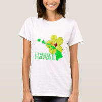 Green Hawaiian Island Hibiscus Flower