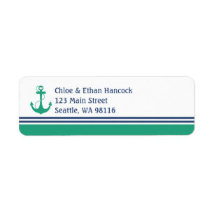 Green Heart Anchor Monogram