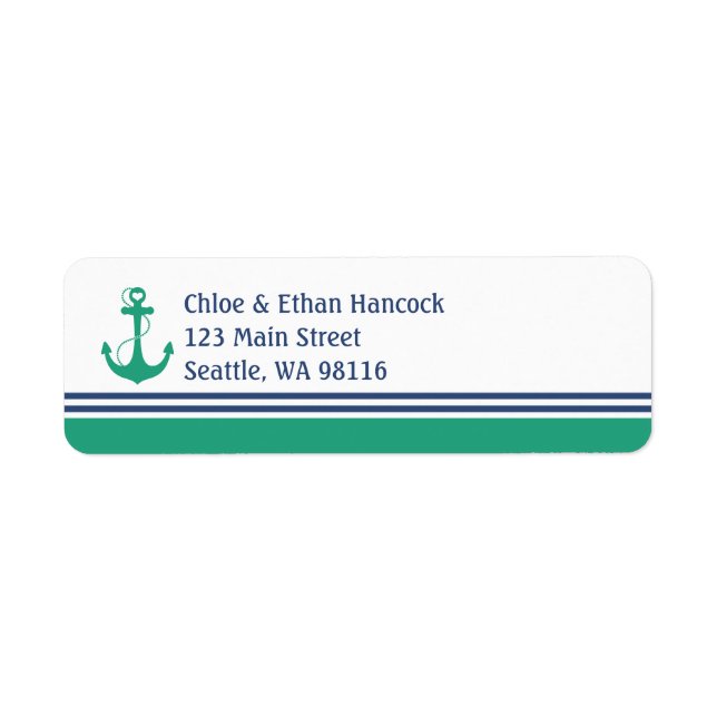 Green Heart Anchor Monogram (Front)