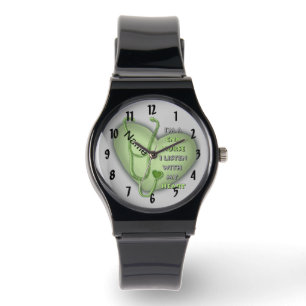 Green Heart CNA Nurse   Watch