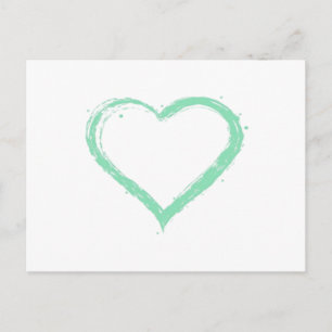 Green Heart Essential Postcard