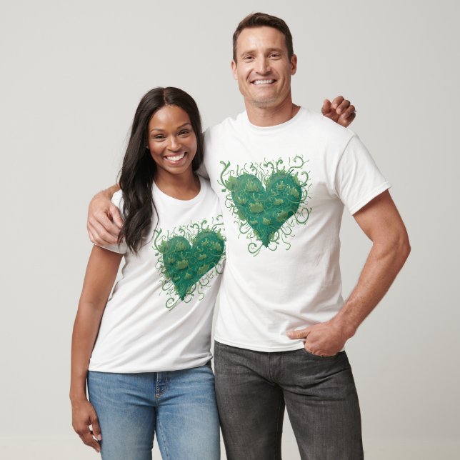 Green Heart Inside T-Shirt (Unisex)
