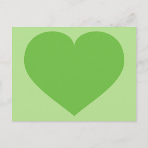 Green Heart Postcard