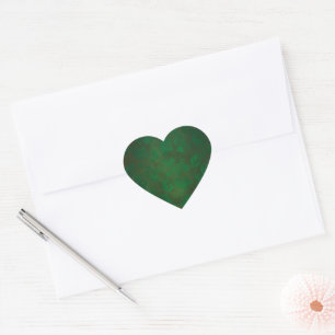 Green Heart Sticker