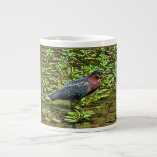 Green Heron (Butorides virescens) Large Coffee Mug