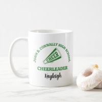 Green High School Cheerleader Personalised