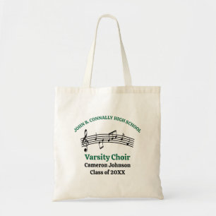 Green High School Choir Customisable Tote Bag