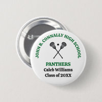 Green High School Lacrosse Team Personalised