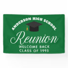 Green High School Reunion Custom Welcome