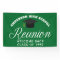 Green High School Reunion Custom Welcome