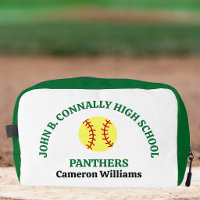Green High School Softball Player Personalised