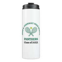 Green High School Tennis Player Personalised
