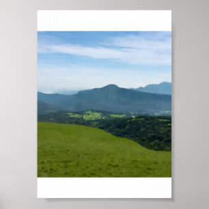 Green Hill of Riverston -Sri Lanka Poster