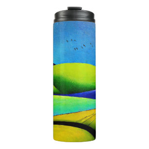 Green Hills Landscape Thermal Tumbler