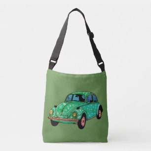 Green Hippie Car Mandala Tote