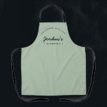 Green Homemade with Love Custom Your Kitchen  Apron<br><div class="desc">Get ready to bake up a storm with our Green Homemade with Love Custom Your Kitchen Apron. This personalized apron is the perfect accessory for the sweet baker in your life. Customize it with your own name to make it truly unique. The apron comes in a stylish green color, adding...</div>