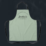 Green Homemade with Love Custom Your Kitchen  Apron<br><div class="desc">Get ready to bake up a storm with our Green Homemade with Love Custom Your Kitchen Apron. This personalized apron is the perfect accessory for the sweet baker in your life. Customize it with your own name to make it truly unique. The apron comes in a stylish green color, adding...</div>