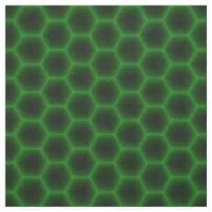 Green Honeycomb Fabric