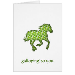 green horse