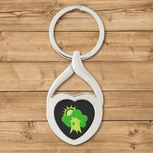 Green House Key Ring (Creator Uploaded)