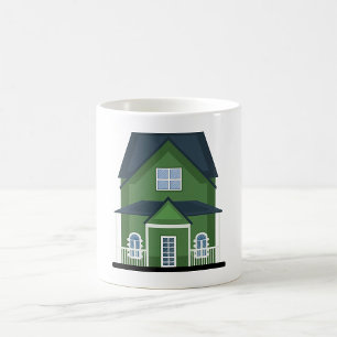 Green House Residential Building Coffee Mug