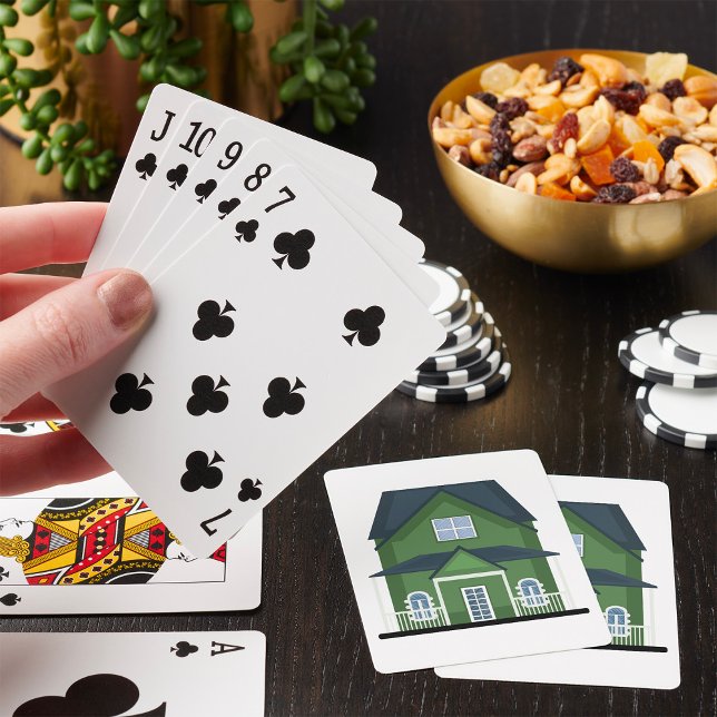 Green House Residential Building Playing Cards (Creator Uploaded)