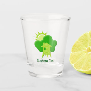 Green House Shot Glass