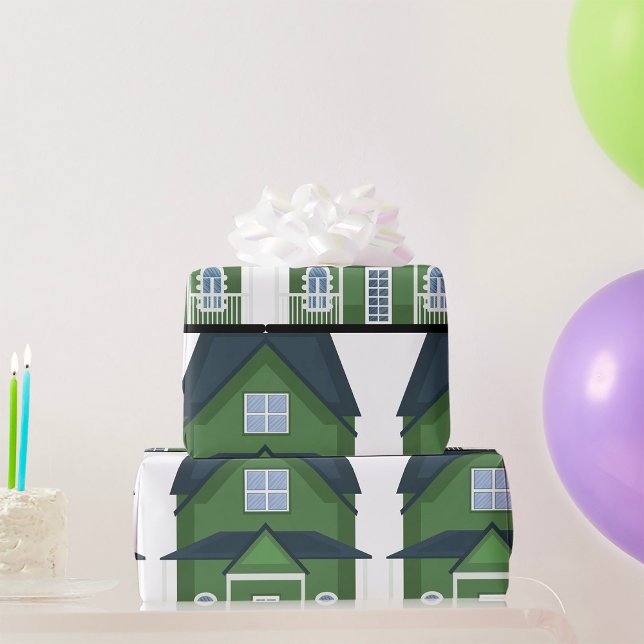 Green House Wrapping Paper (Creator Uploaded)