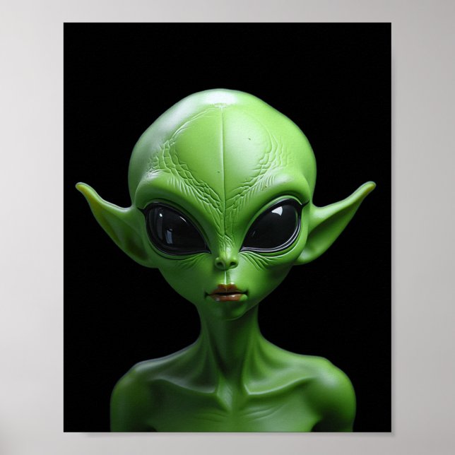 Green humanoid poster (Front)