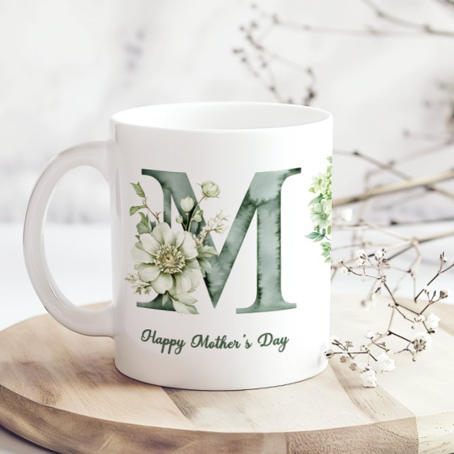 Green Hydrangea Mothers Day Coffee Mug (Creator Uploaded)