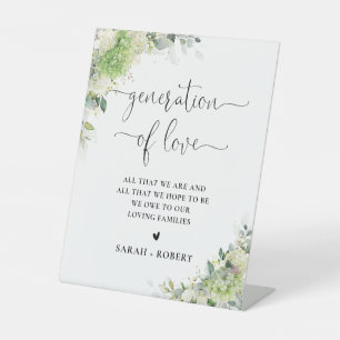 Green Hydrangeas Generation of Love Sign