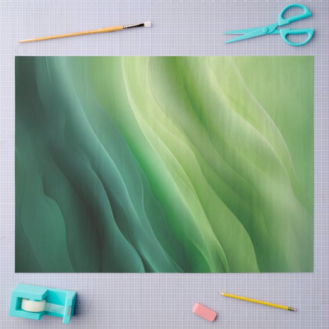 Green Hymn in Motion Tissue Paper (Craft)