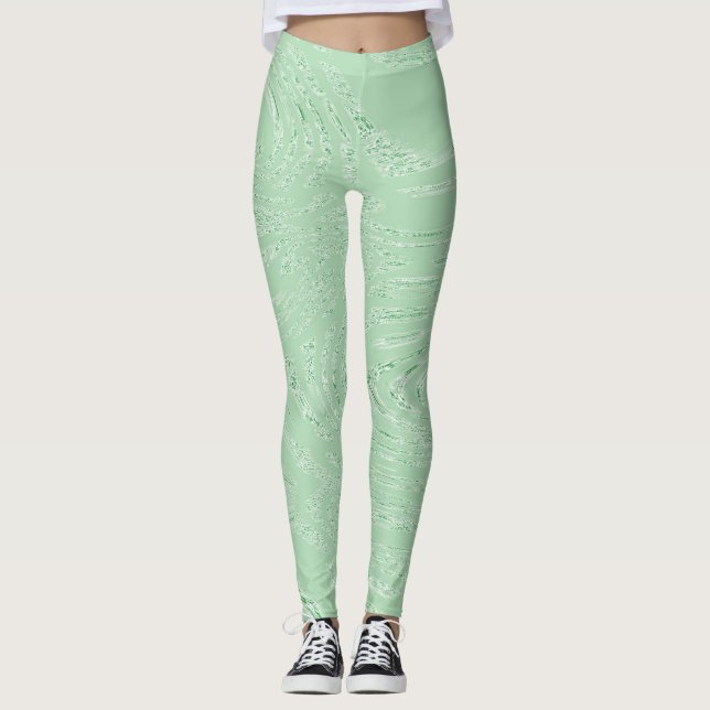 Green Ice Leggings (Front)