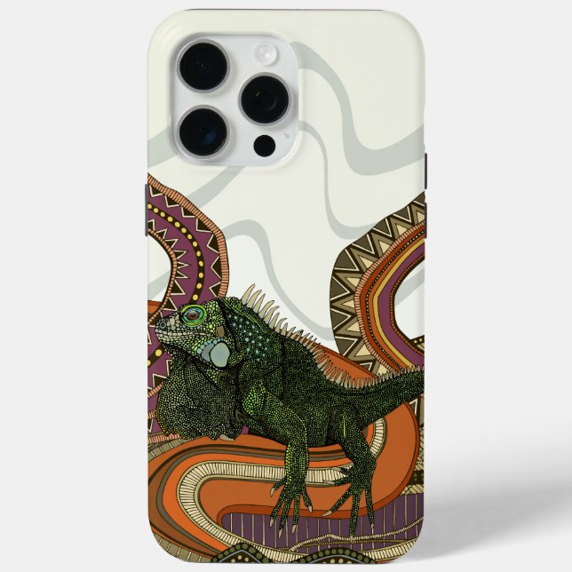 green iguana Case-Mate iPhone case (Back)